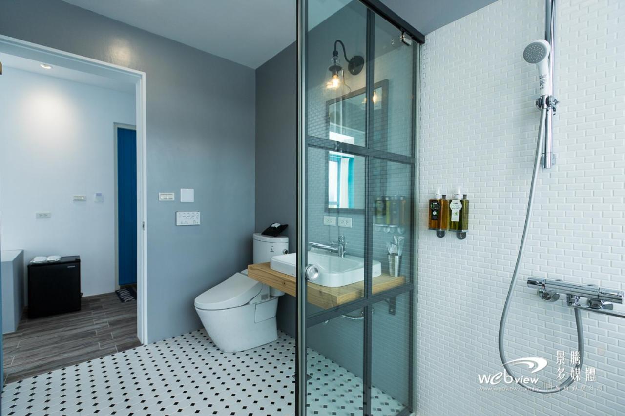 Blue White Apartment Wujie Bagian luar foto
