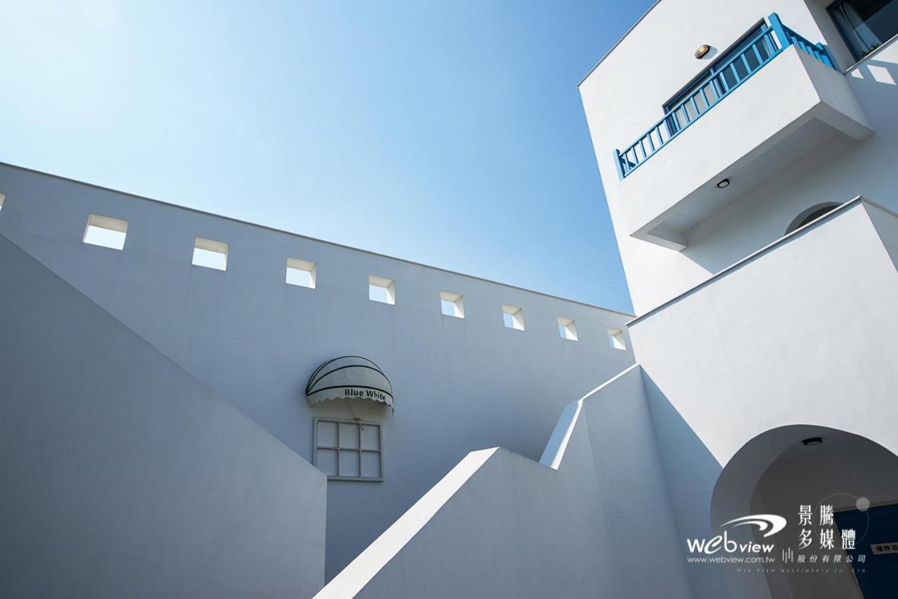 Blue White Apartment Wujie Bagian luar foto