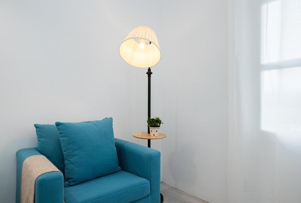Blue White Apartment Wujie Bagian luar foto